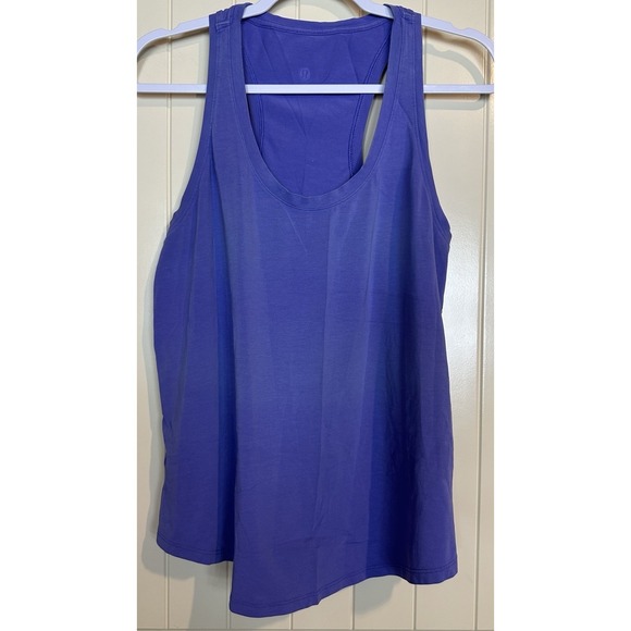 LULULEMON  Purple Love Tank Top Pima Cotton Racerback Size 10 - Picture 1 of 3